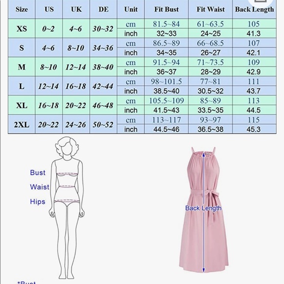 Like New Powder/Dusty Blue Casual Summer Dress - Picture 6 of 9